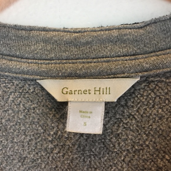 Garnet Hills Black lace Gray Sweater - Picture 5 of 9